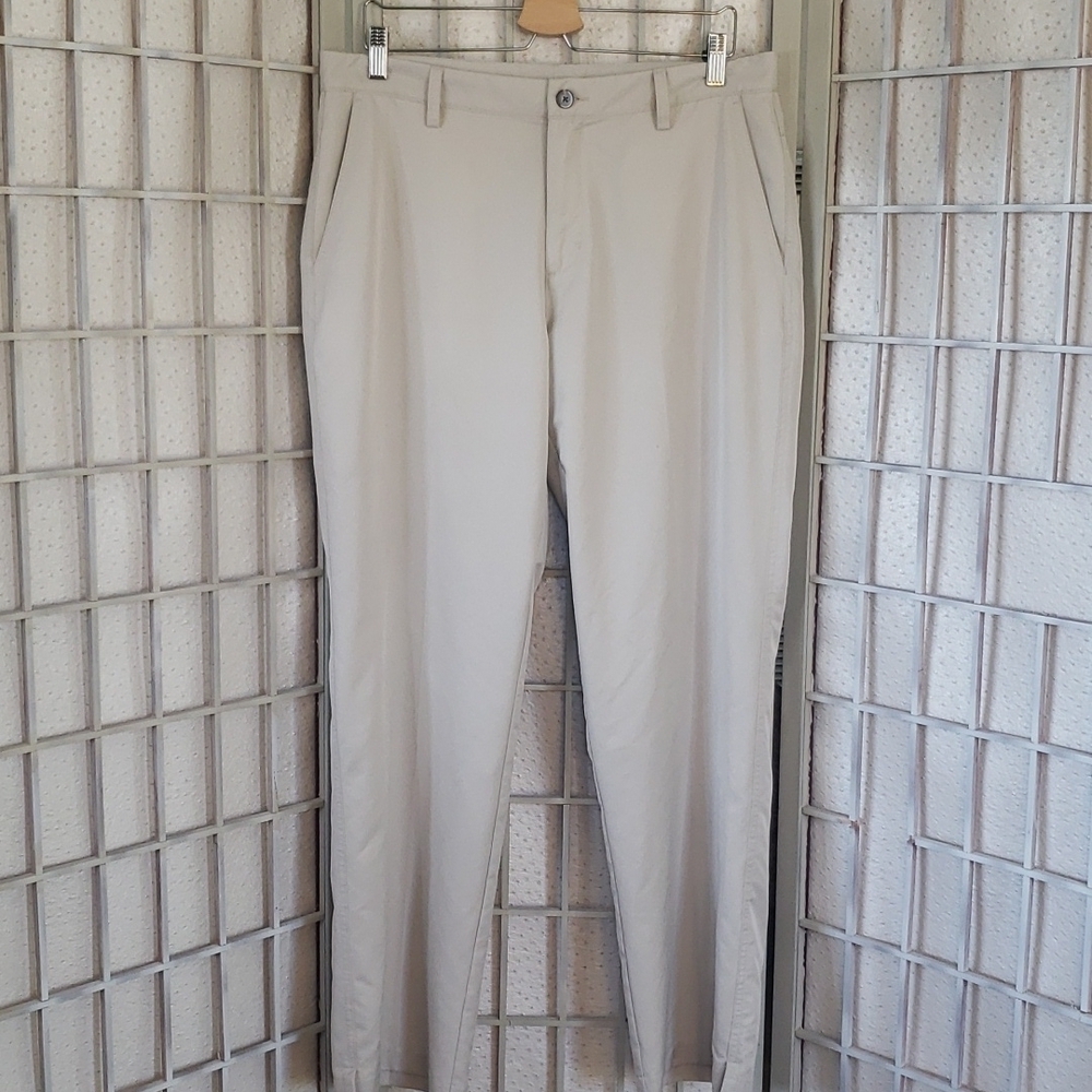 Adidas golf cream mens pants 34